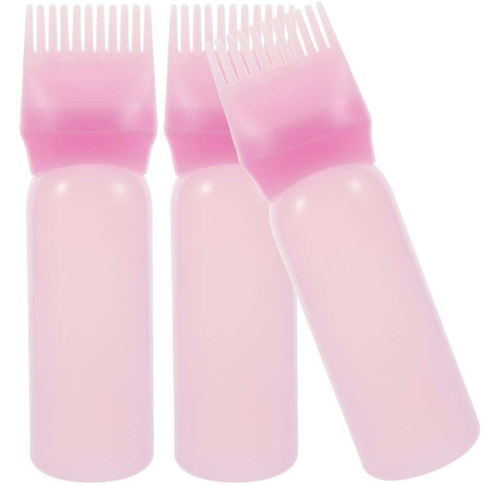 Kichvoe Root Hair Growth Rosemary Water with 3 Applicator Bottles, Brush Comb for Home Salon Hair Oil Application
