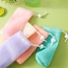 100 PCS Exfoliating 6-Layer Foaming Net Mesh Ultra Soft And Fast Foaming Facial Cleanser Foaming Mesh Soap bag Foaming Mesh Bath Scrub Cleansing Mesh Drawstring Holder Bags (Random color) view 2