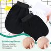 HUFFA 2Pc Exfoliating Mitt Scrub Glove Preparation Durable Shower Scrub Gloves Body Facial Tan Massage Mitt (Color : Orange) view 4