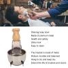 3 in 1 Shave Brush Holder Soap Bowl Kit, Multifunctional Men Beard Brush Set for Home Salon, Easy Using Beard Grooming Brush with Comfortable Handle, Practical Gift for Dad Male Feiend view 3