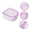 FOMIYES 2pcs Nail Soaking Bowl Double Nail Art Tools for Manicure and Cuticle Softening Non-breaking Material for Home Salon Use view 4