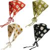 Azoiikwd Crochet Bandana, 4 Pcs Women Crochet Boho Headscarf Knitted Floral Head Kerchief Vintage Headwrap Headbands Hair Accessories (4 pcs) view 1