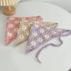 Azoiikwd Crochet Bandana, 4 Pcs Women Crochet Boho Headscarf Knitted Floral Head Kerchief Vintage Headwrap Headbands Hair Accessories (4 pcs) view 4