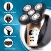 The Perfect Part 5-in-1 Rotary Electric Razor Bald Head Shaver | 4D Rechargeable and Cordless Beard Trimmer | Includes Skull Shaver, Clippers, Nose Hair Trimmer, Face Scrubber & Facial Cleansing Brush view 2