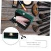 FRCOLOR Elegant Lipstick Case Makeup Organizer with Mirror Vintage Style Lipstick Holder view 2
