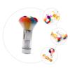 FRCOLOR 5pcs Creative Nail Cleaning Brush Rhinestone Handle Soft Bristle Dust Cleaner for Manicure and Nail Art for Salon and Home Use view 2