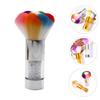 FRCOLOR 5pcs Creative Nail Cleaning Brush Rhinestone Handle Soft Bristle Dust Cleaner for Manicure and Nail Art for Salon and Home Use view 4