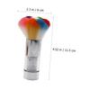 FRCOLOR 3pcs Nail Dust Brush Soft Bristles for Cleaning Portable Design for Easy Use after Filing and Drilling Stylish Handle for Nail Care view 3