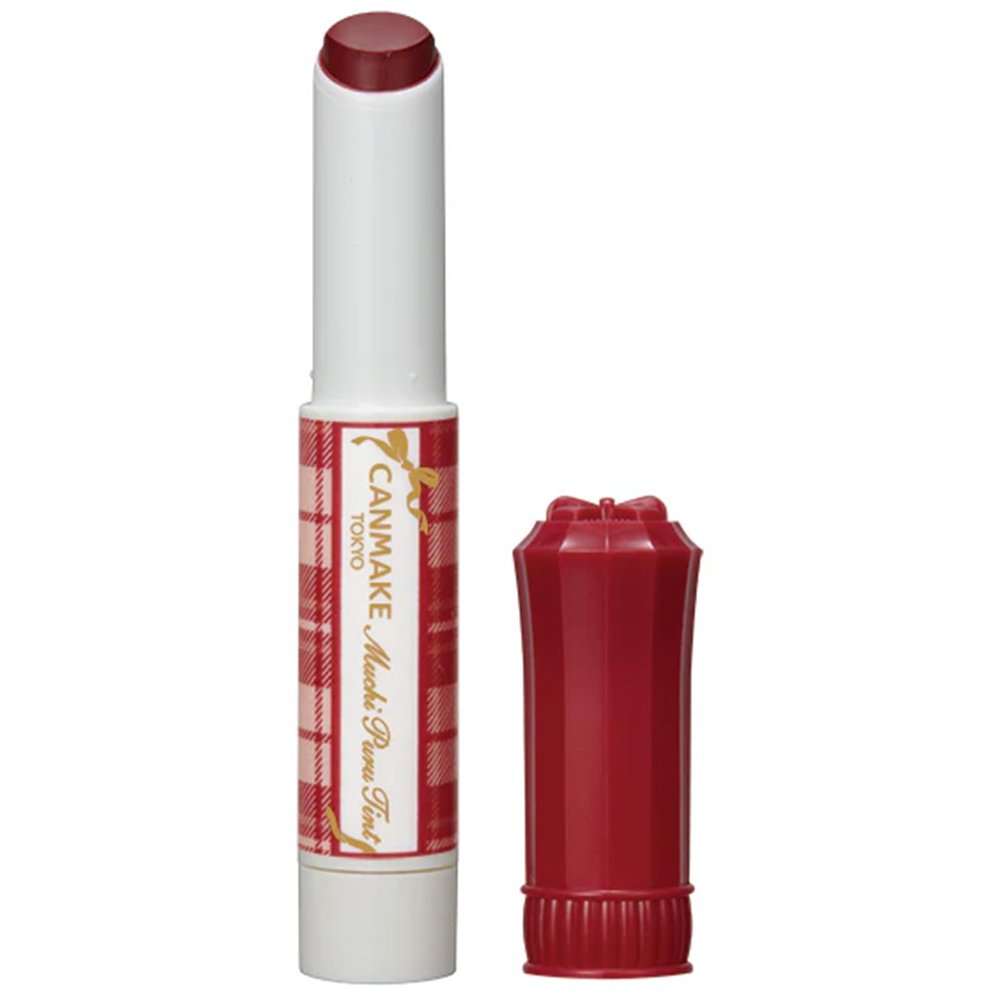 CANMAKE - Muchi Puru Tint - Moisturizing Plump Lip Glossy Tint - 0.12oz (3.4g) (03 Wine Berry)