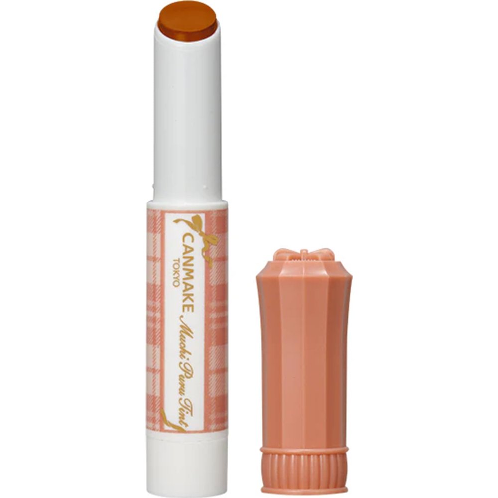 CANMAKE - Muchi Puru Tint - Moisturizing Plump Lip Glossy Tint - 0.12oz (3.4g) (01 Butterscotch)