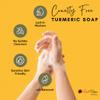 Red Rose Naturals Turmeric Soap Bar for Radiant Skin, Face and Body Glow Bar, Made with Natural Ingredients, Cleansing Soap, Sensitive Skin Friendly, Vegan 4 oz. view 4