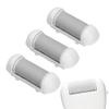 3 Coarse Replacement Roller Head for Electric Callus Remover Foot File Pedicure Tools for Feet Callus Shaver Pedicure Kit for Cracked Heels and Dead Skin (3 Fine/Gentle/Light Coarse, Grey) view 1