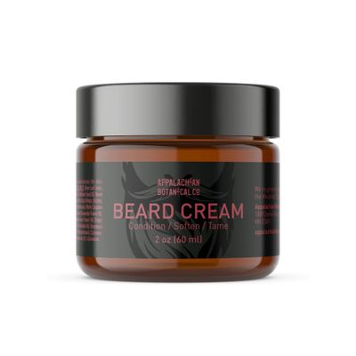 Appalachian Botanical Co Beard Cream for Men, 2 oz - Beard Conditioner for Men - Beard Butter for Men - Beard Thickener for Men