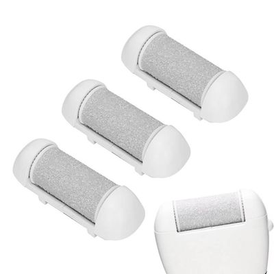 3 Coarse Replacement Roller Head for Electric Callus Remover Foot File Pedicure Tools for Feet Callus Shaver Pedicure Kit for Cracked Heels and Dead Skin (3 Extra Coarse, Grey)