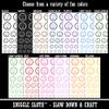 Happy Face Smile Good Job Temporary Tattoo Water Resistant Fake Body Art Set Collection - Orange (One Sheet) view 2