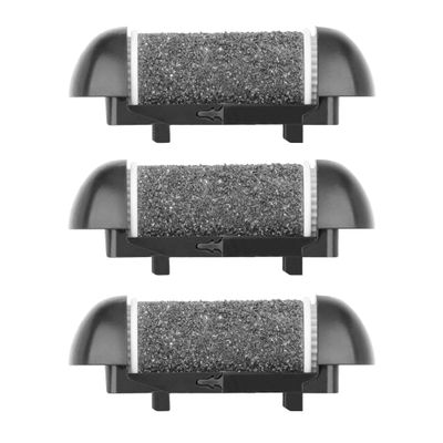 3 PCS Replacement Refill Rollers for Electric Callus Remover for Feet Pedicure Kit Roller Head Extra Coarse (3 Pack Extra Coarse)