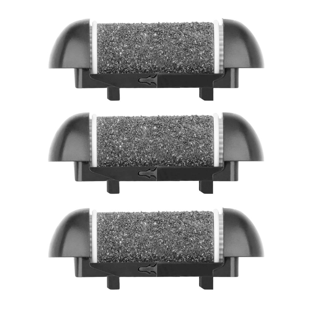 3 PCS Replacement Refill Rollers for Electric Callus Remover for Feet Pedicure Kit Roller Head Extra Coarse (3 Pack Extra Coarse)