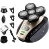 5-in-1 Electric Razor for Men - Head Shaver for Wet Dry Skull Bald Head - Rechargeable Rotary Shavers Cordless Grooming Kit with Beard, Nose, Ear, Body Hair Trimmer, Face Cleaning Brush Gifts for Men view 1