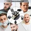 5-in-1 Electric Razor for Men - Head Shaver for Wet Dry Skull Bald Head - Rechargeable Rotary Shavers Cordless Grooming Kit with Beard, Nose, Ear, Body Hair Trimmer, Face Cleaning Brush Gifts for Men view 2