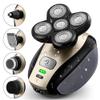 5-in-1 Electric Razor for Men - Head Shaver for Wet Dry Skull Bald Head - Rechargeable Rotary Shavers Cordless Grooming Kit with Beard, Nose, Ear, Body Hair Trimmer, Face Cleaning Brush Gifts for Men view 4