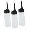 minkissy 9pcs Hair Dye Applicator Bottles Refillable Hair Coloring Shampoo Containers for Salon Use Lightweight Material for Easy Handling view 2