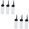minkissy 6pcs Hair Coloring Bottles Squeeze Applicator for Salon Use for Easy Dispensing Material for Hair Dye and Perming view 1