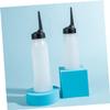 minkissy 6pcs Hair Coloring Bottles Squeeze Applicator for Salon Use for Easy Dispensing Material for Hair Dye and Perming view 4