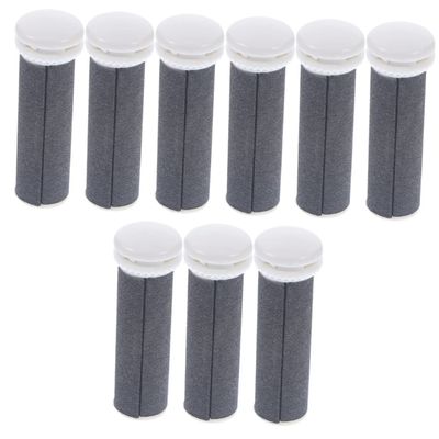 minkissy 9pcs Electric Foot File Roller Replacement Coarse Head Hard Skin Remover Pedicure Supplies