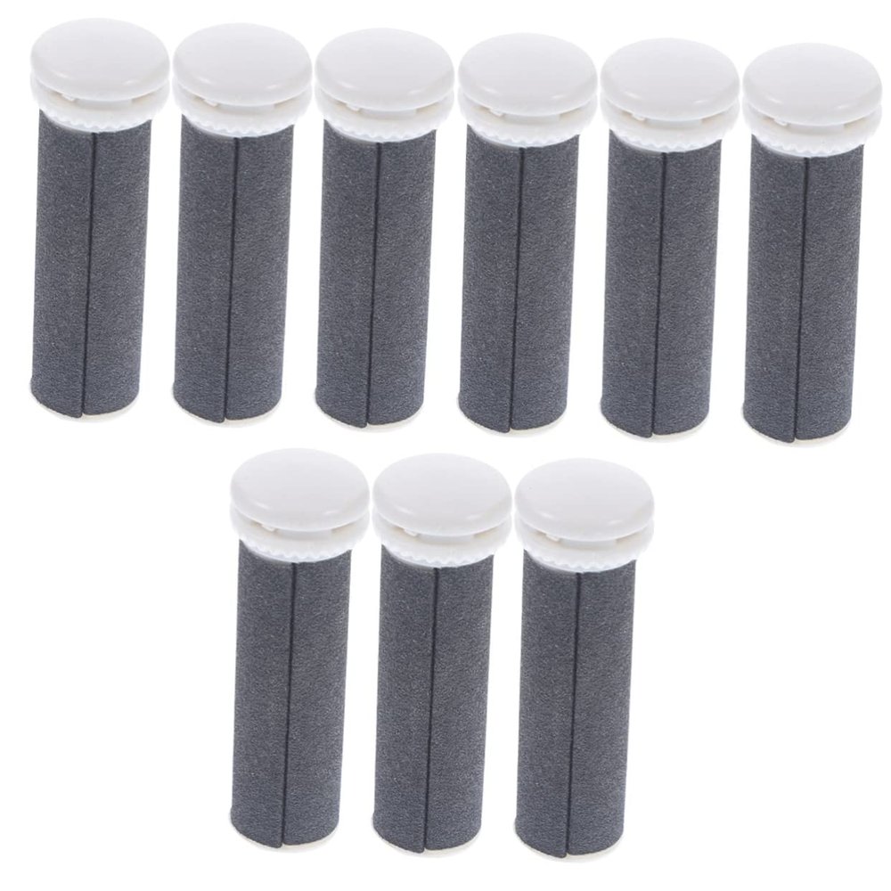 minkissy 9pcs Electric Foot File Roller Replacement Coarse Head Hard Skin Remover Pedicure Supplies