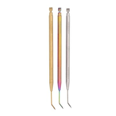 Lash Kit, 3PCS Eye Lash Separator Tint Tool with Tail Comb Long Curved Needle Eyelash Perming Makeup False Lashes Hair Eyelashes Eyebrow Tinting Lifting Kits Supplies