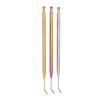 Lash Kit, 3PCS Eye Lash Separator Tint Tool with Tail Comb Long Curved Needle Eyelash Perming Makeup False Lashes Hair Eyelashes Eyebrow Tinting Lifting Kits Supplies view 1