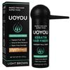 UOYOU LIGHT BROWN Hair Fibers for Thinning Hair 27.5g Bottle with Applicator | Natural Keratin Hair Fibers Concealer for Hair Loss for Men and Women | Hair Building Fibres Powder [LIGHT BROWN] view 1