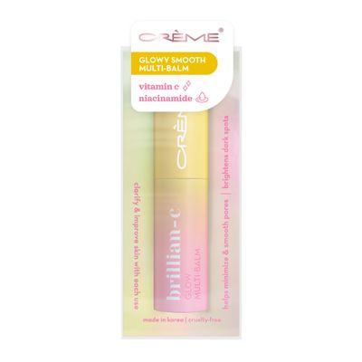 The Crme Shop BRILLIAN-C Glow Multi-Balm - Makeup Primer, Moisturizer & Lip Balm - Made in Korea - Vitamin C Balm Stick