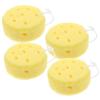 FOMIYES 4pcs Round Bath Sponge Mens Natural Body Wash Bathtub Bath Stuff Bath Loofah Sponges Body Wash Scrubber Body Wash Sponges Wash Sponges for Body Exfoliating Body Sponge view 1