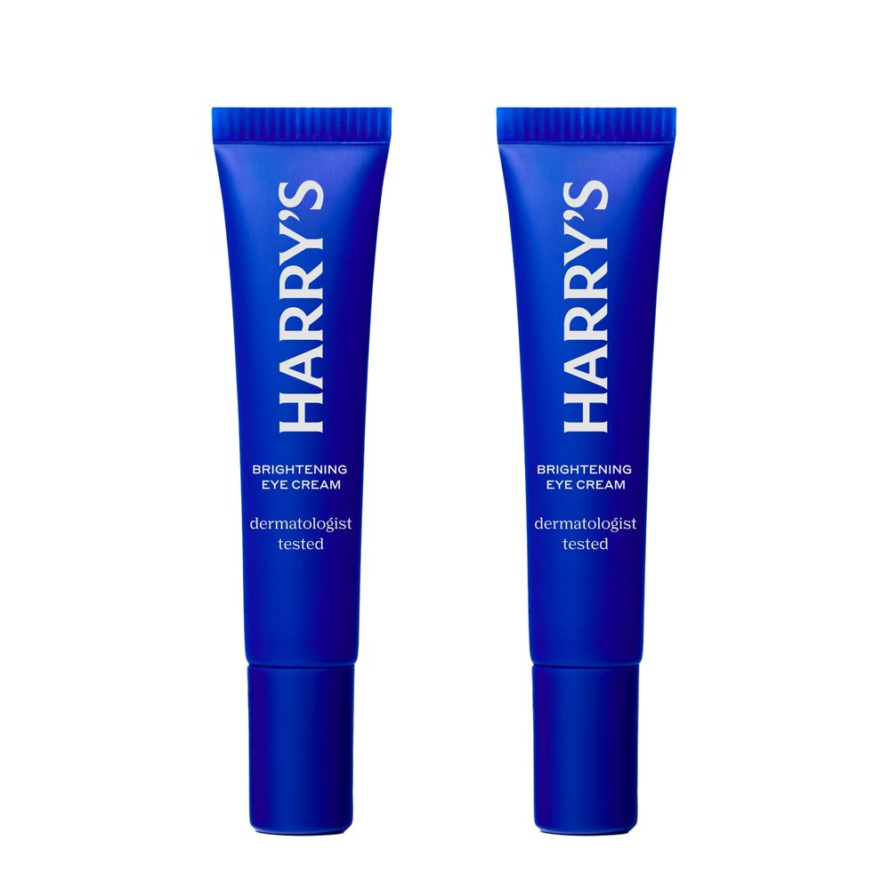 Harry's Brightening Under Eye Cream for Dark Circles, 0.5 Fl Oz, 2 Pack