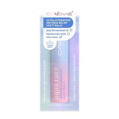 The Crme Shop AQUA CURE Intense Hydration Multi-Balm - - Makeup Primer, Moisturizer & Lip Balm - Made in Korea - Hydrating Multi-Use Stick