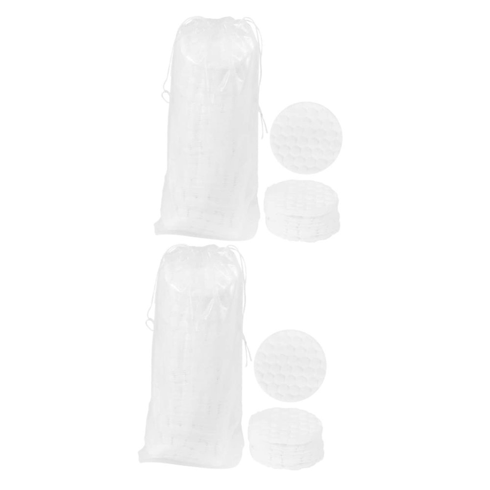 FRCOLOR 2pcs Makeup Remover Pads Natural Cleansing Rounds Soft and Exfoliating for Daily Face Care for Makeup Removal and Skin Health