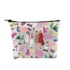 GJTIM Romantic Comedies TV Series Fans Gift Carrie Miranda Charlotte & Samantha Zipper Travel Pouch For Movie Lovers (Sex TV Pattern Bag) view 1