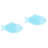FOMIYES 2 Pcs Fish-Shaped Massage Brush Shower Brush for Body Hair Brush Bath Brush Silicone Shower Scrubber Bath Body Brush Body Exfoliating Handheld Bath Scrubber Palm view 1