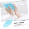 FOMIYES 2 Pcs Fish-Shaped Massage Brush Shower Brush for Body Hair Brush Bath Brush Silicone Shower Scrubber Bath Body Brush Body Exfoliating Handheld Bath Scrubber Palm view 4