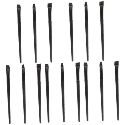 FOMIYES 15pcs Sturdy Plastic Eyeliner Brush Makeup Eye Brush for Women Girls Ladies