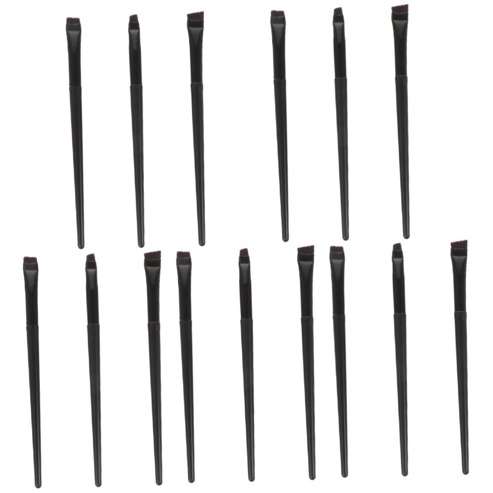 FOMIYES 15pcs Sturdy Plastic Eyeliner Brush Makeup Eye Brush for Women Girls Ladies