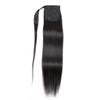 12"-28" Straight Ponytailtail Machine Made Wrap Around Clip In Ponytailtail Remy Brazilian Human Hair Extension view 1