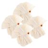 4pcs Ramie Loofah Cleaning for Household Use Cleaning Scrubber Bath Scrubber Burlap Exfoliating Body Wash Sponge Shower Loofahs Shower Accessory Flax Spa view 1