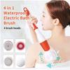 Marycan Electric Bath Brush Massager Back-Rubbing Brush Long Handle Spinning Body Cleaning Spa Massage Shower Brush (Color : Pink) view 4