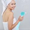 Marycan Shower Brush Silicone Bath Body Brush - Back Scrubber for Shower Back Brush Long Handle for Shower Skin Exfoliating Brush Body for Men Women (Color : Blue) view 3