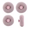 3Pcs Cute Suction Cup Scrub Artifact,Massage Bath Ball Sponge Balls Shower Cleaning Brush Puff Nylon Body Cleaner Exfoliating Scrubbers Bath Ball Bathroom Supplies (Purple) view 1