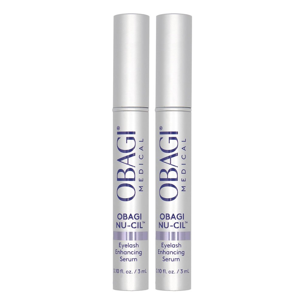 Obagi Nu-Cil Eyelash Enhancing Serum Nourishing Lash Serum with Biotin for Thicker & More Defined-Looking Lashes 0.1 oz, Pack of 2