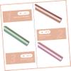 FOMIYES 18pcs Zinc Alloy Nail Art Pen Caps Light Sealed Manicure Protectors for Brush Storage Compact Rainbow Design Inner and Stylish view 4