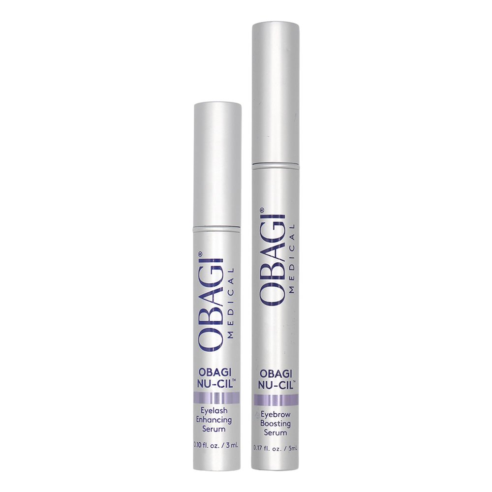 Obagi Nu-Cil Eyelash Enhancing Serum & Eyebrow Boosting Serum Set Clinically Proven Formulas for Thicker & More Defined Looking Lashes & Fuller Looking Eyebrows
